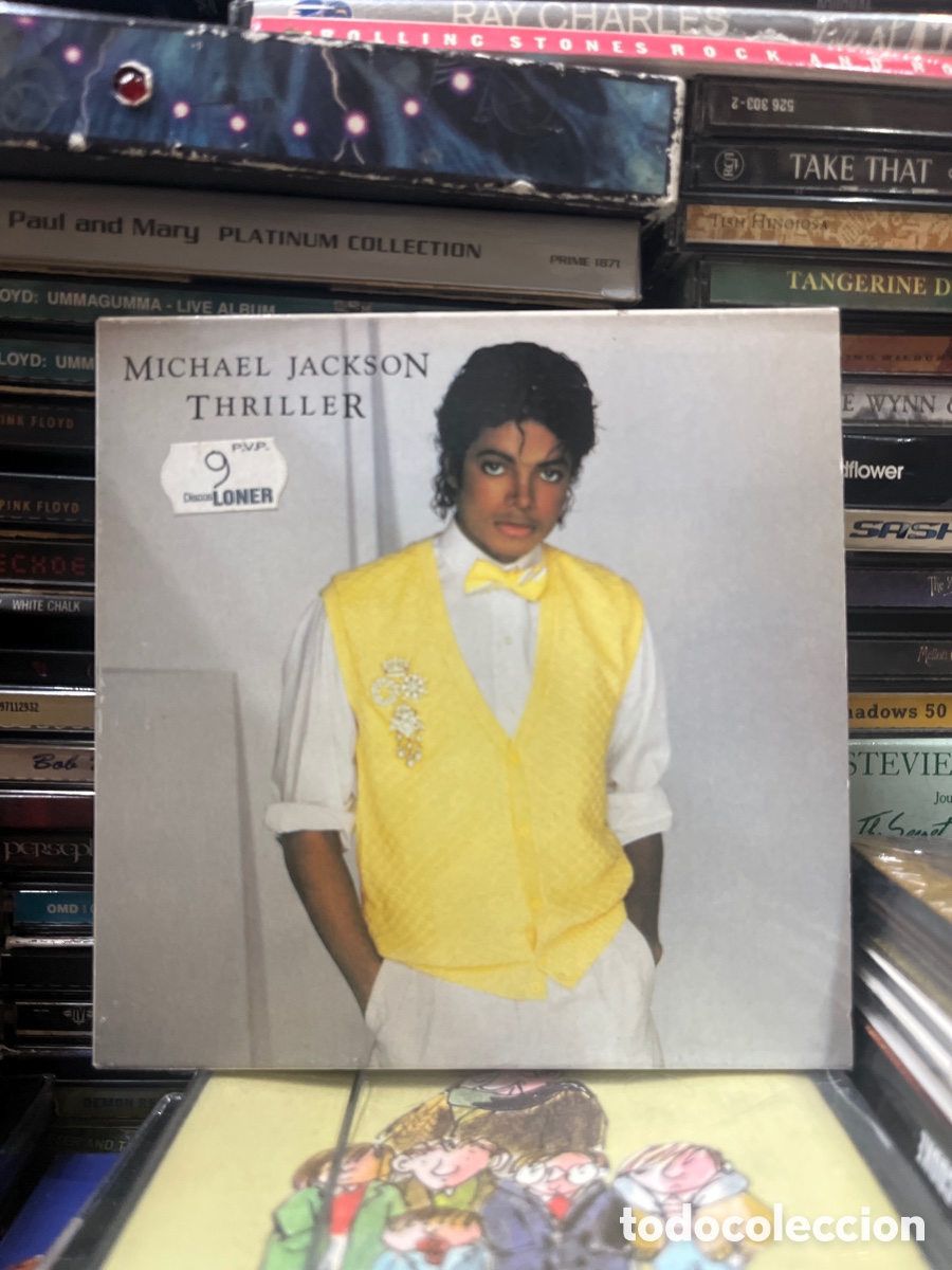CDs de m&uacute;sica: michael jackson video single thriller