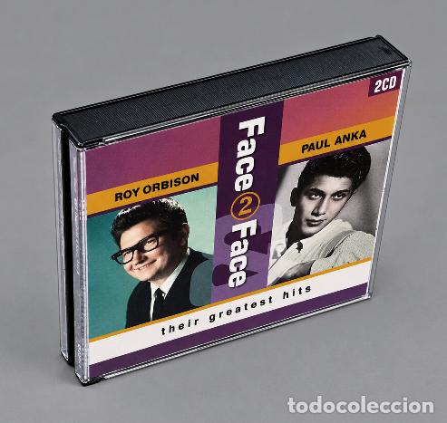 Musik-CDs: [DOBLE CD BOX SET]. ROY ORBISON. PAUL ANKA. FACE 2 FACE. GREATEST HITS. RECOPILATORIO.