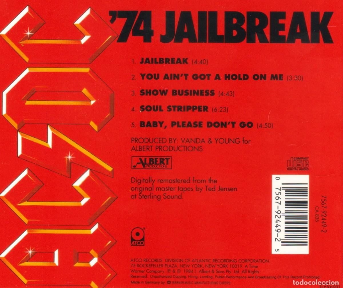 CDs de m&uacute;sica: AC DC. 74 JAILBREAK. CD. - Foto 2