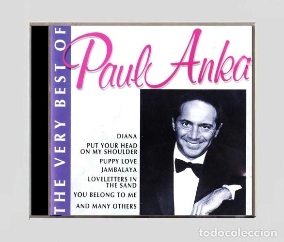CDs de m&uacute;sica: G628 - PAUL ANKA. THE VERY BEST OF. RECOPILATORIO. CD.