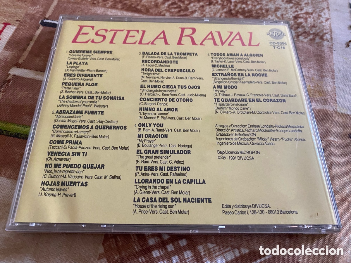 CDs de m&uacute;sica: Estela Raval La Historia De Sus Exitos Cd - Foto 3
