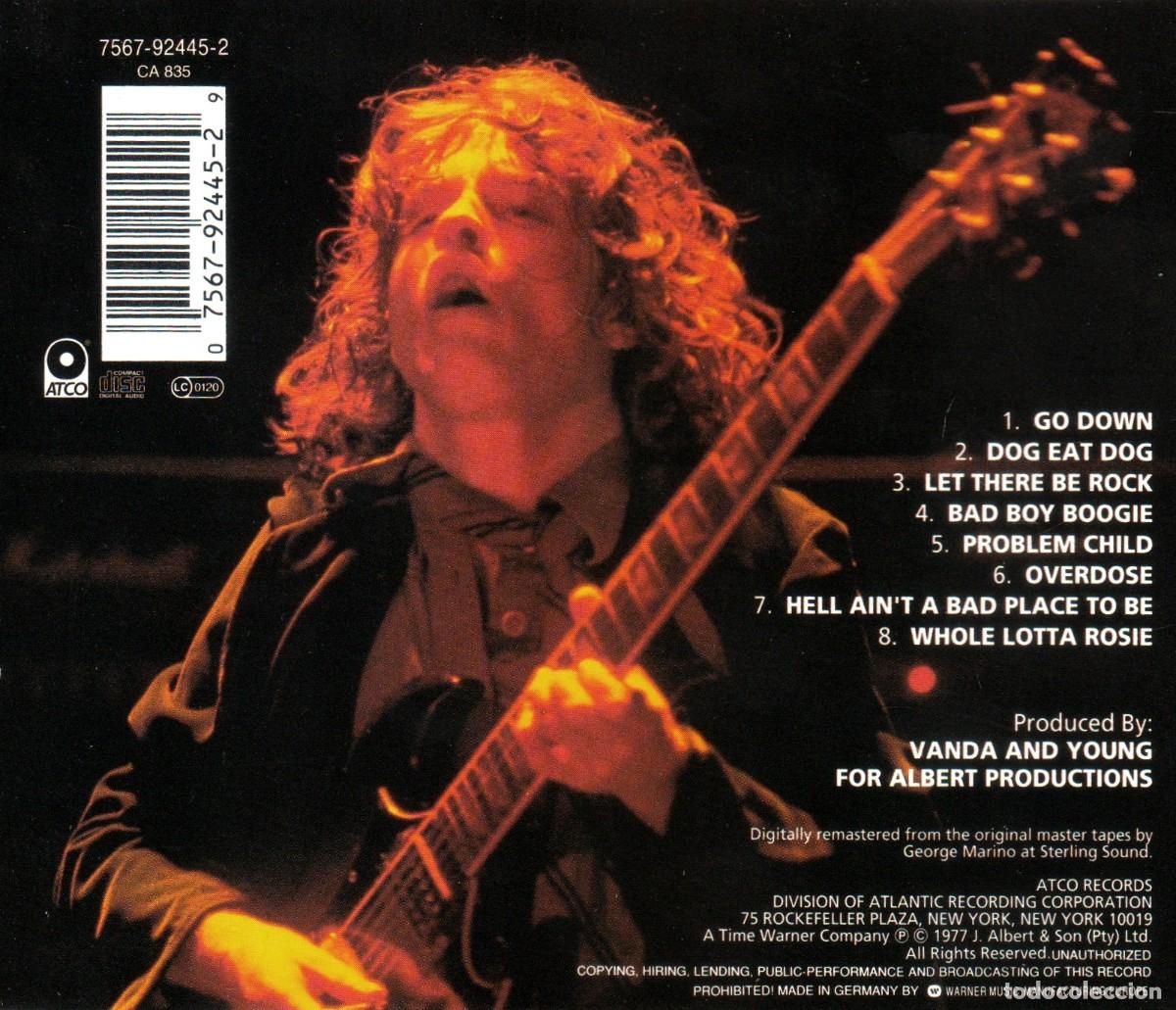CDs de m&uacute;sica: AC DC. LET THERE BE ROCK. CD. - Foto 2