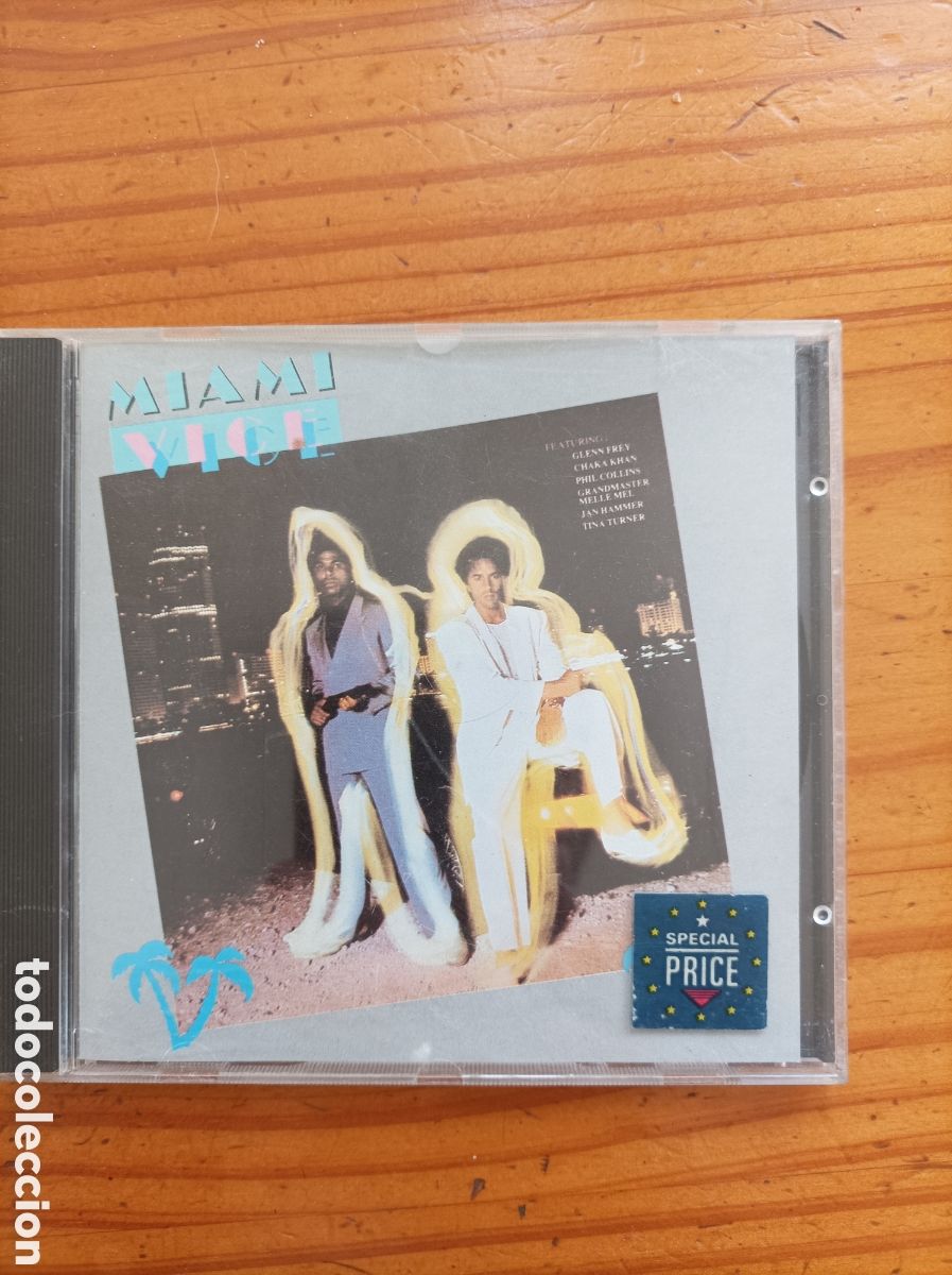 CDs de m&uacute;sica: Miami Vice. B.s.o. de la serie de televisi&oacute;n. Cd
