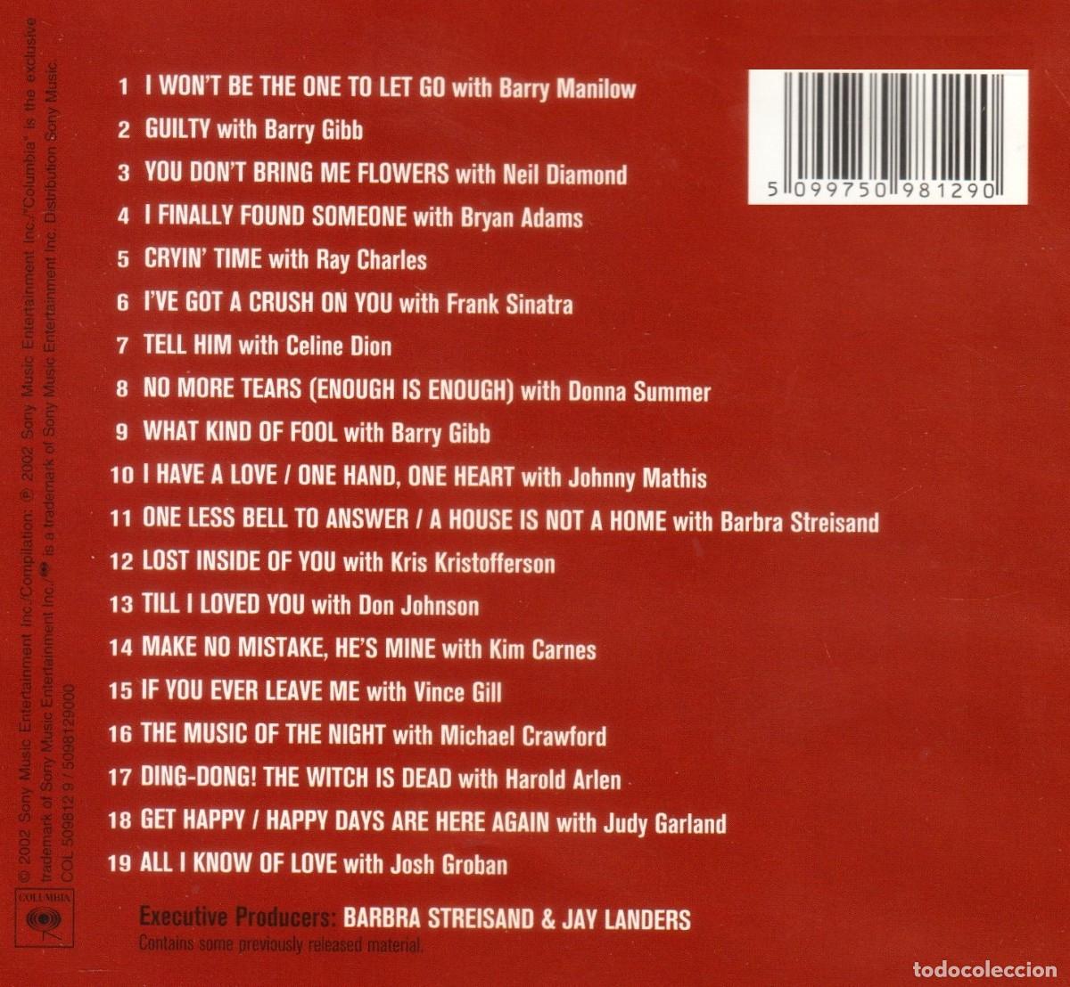 CDs de m&uacute;sica: BARBRA STREISAND. DUETS. CD. - Foto 3