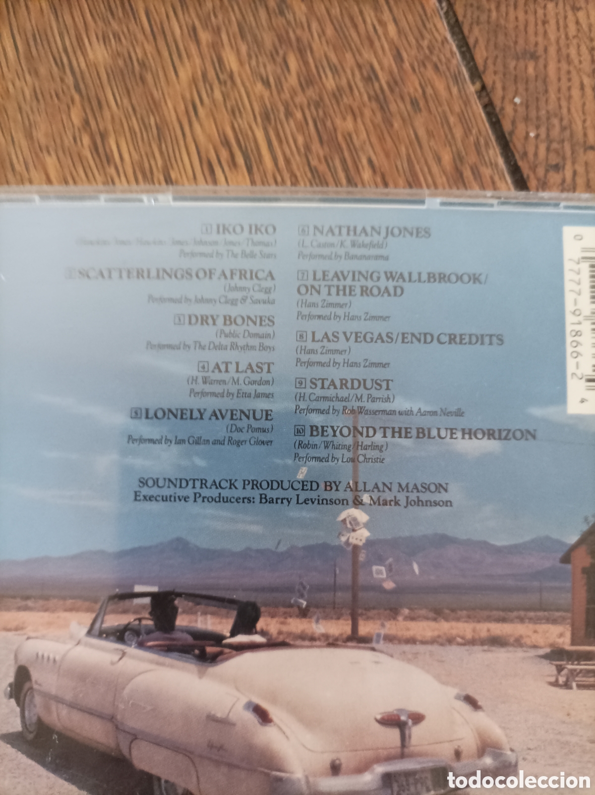 CDs de m&uacute;sica: Rain Man. B.s.o. cd. - Foto 2