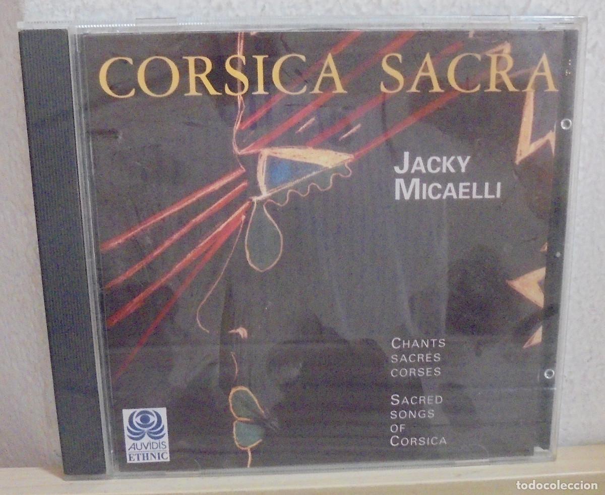 CDs de m&uacute;sica: Jacky Micaelli. Corsica sacra. Auvidis 1996 -- CD