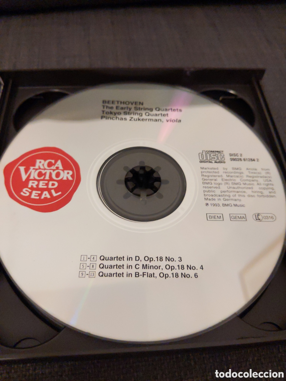 CDs de m&uacute;sica: Beethoven: The Early String Quartets (3 CD Set) - Foto 6