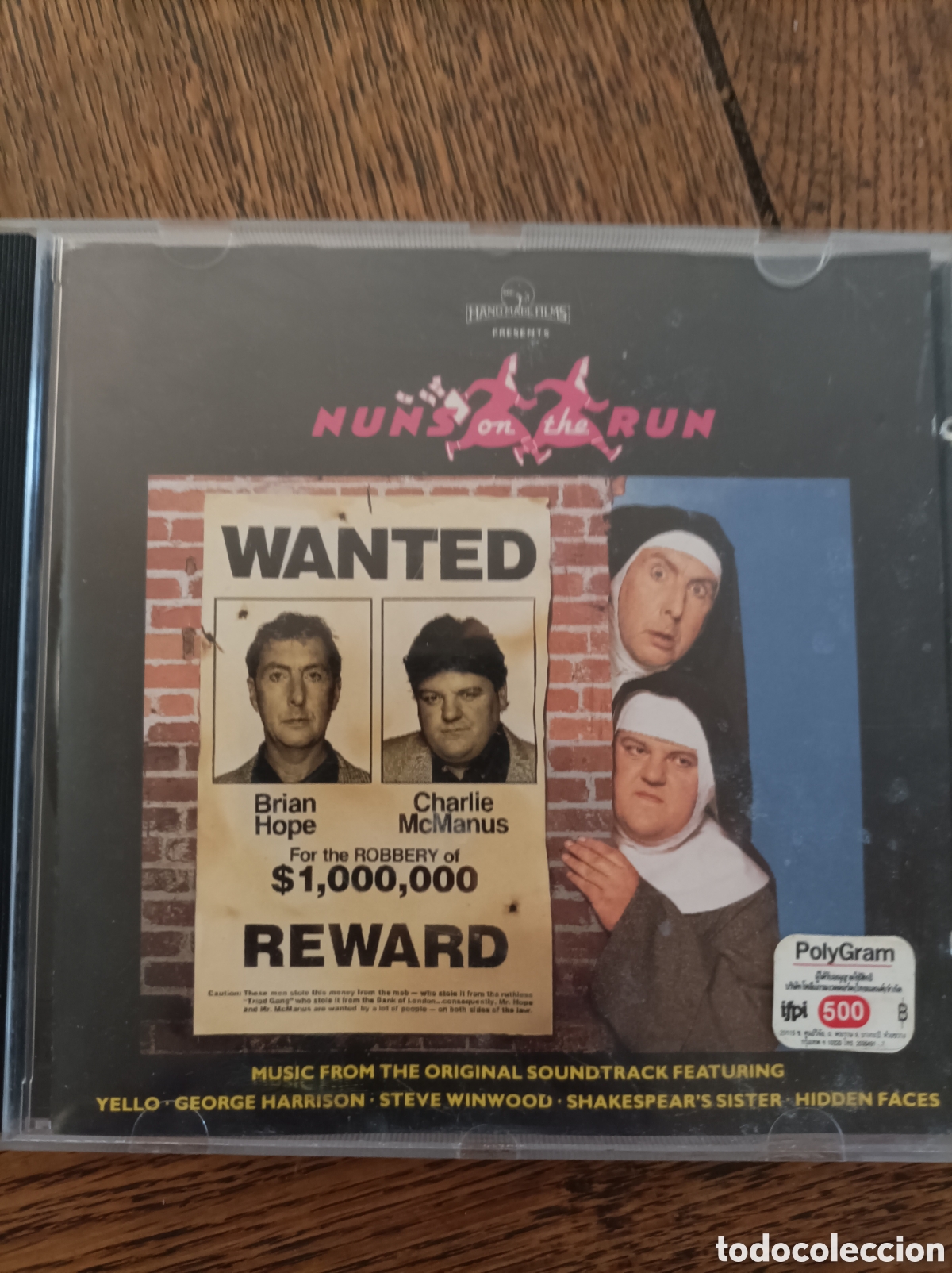 CDs de m&uacute;sica: Nuns on the run. Monjas a la carrera. B.s.o. cd.