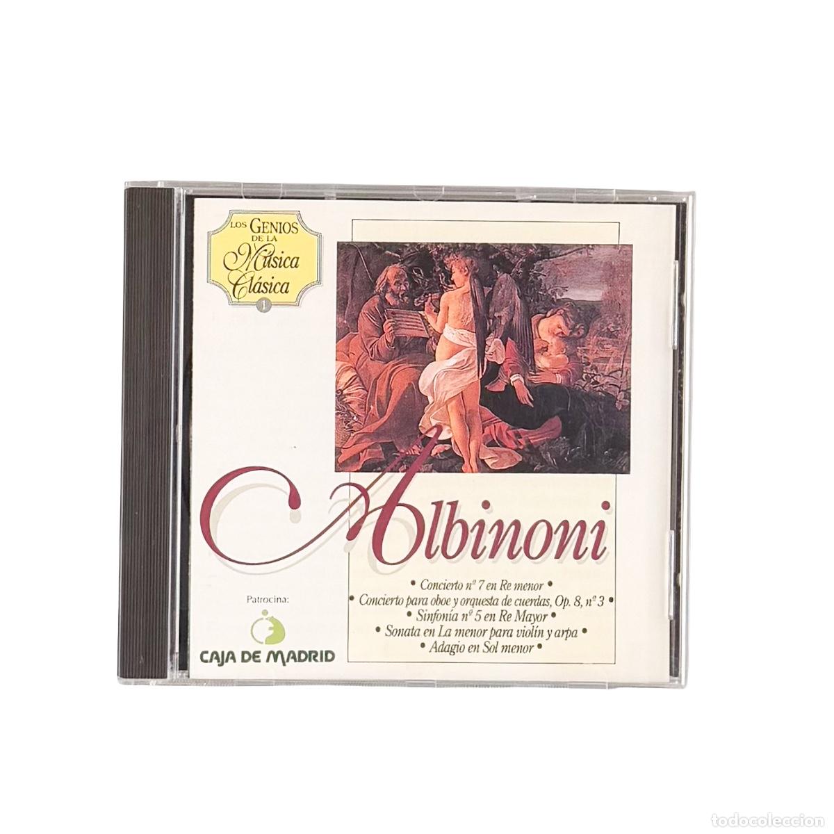 CD di Musica: CD. Tomaso Albinoni. Concierto N&ordm; 7 En Re Menor &middot; Concierto Para Oboe Y Orquesta De Cuerdas, Op. 8