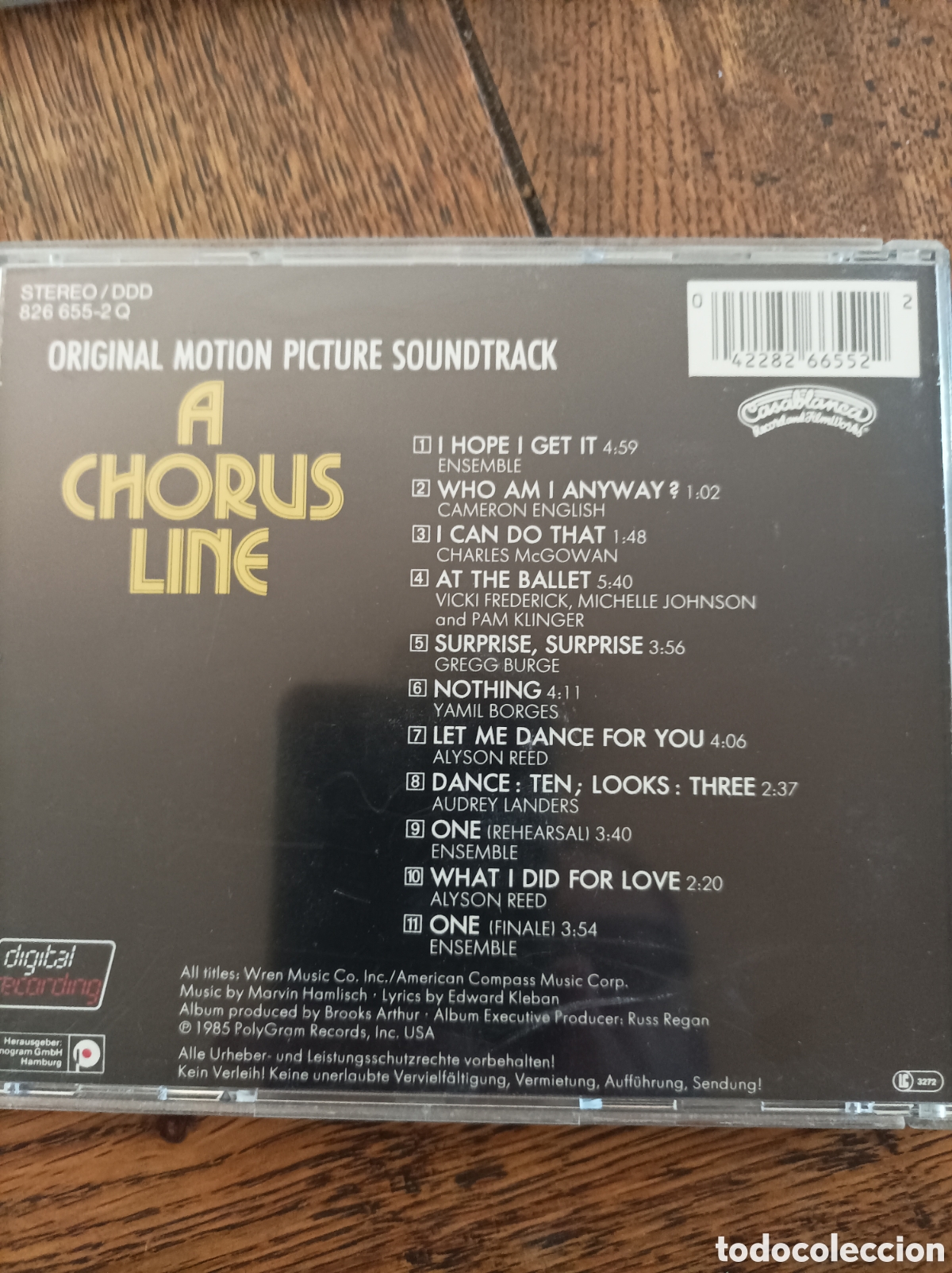 CDs de m&uacute;sica: A chorus line. B.s.o. cd - Foto 2