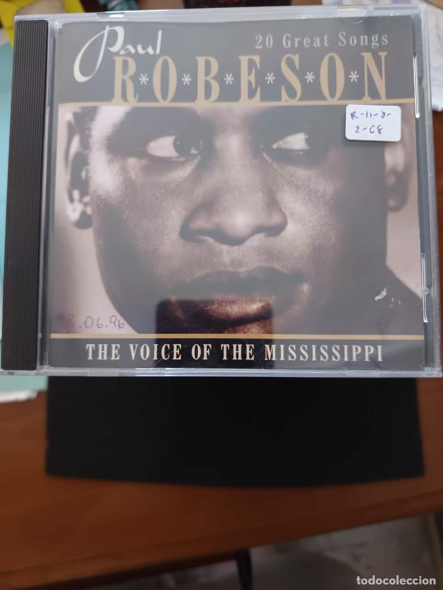 CDs de m&uacute;sica: PAUL ROBESON. THE VOICE OF THE MISSISSIPPI. 20 GREAT SONGS
