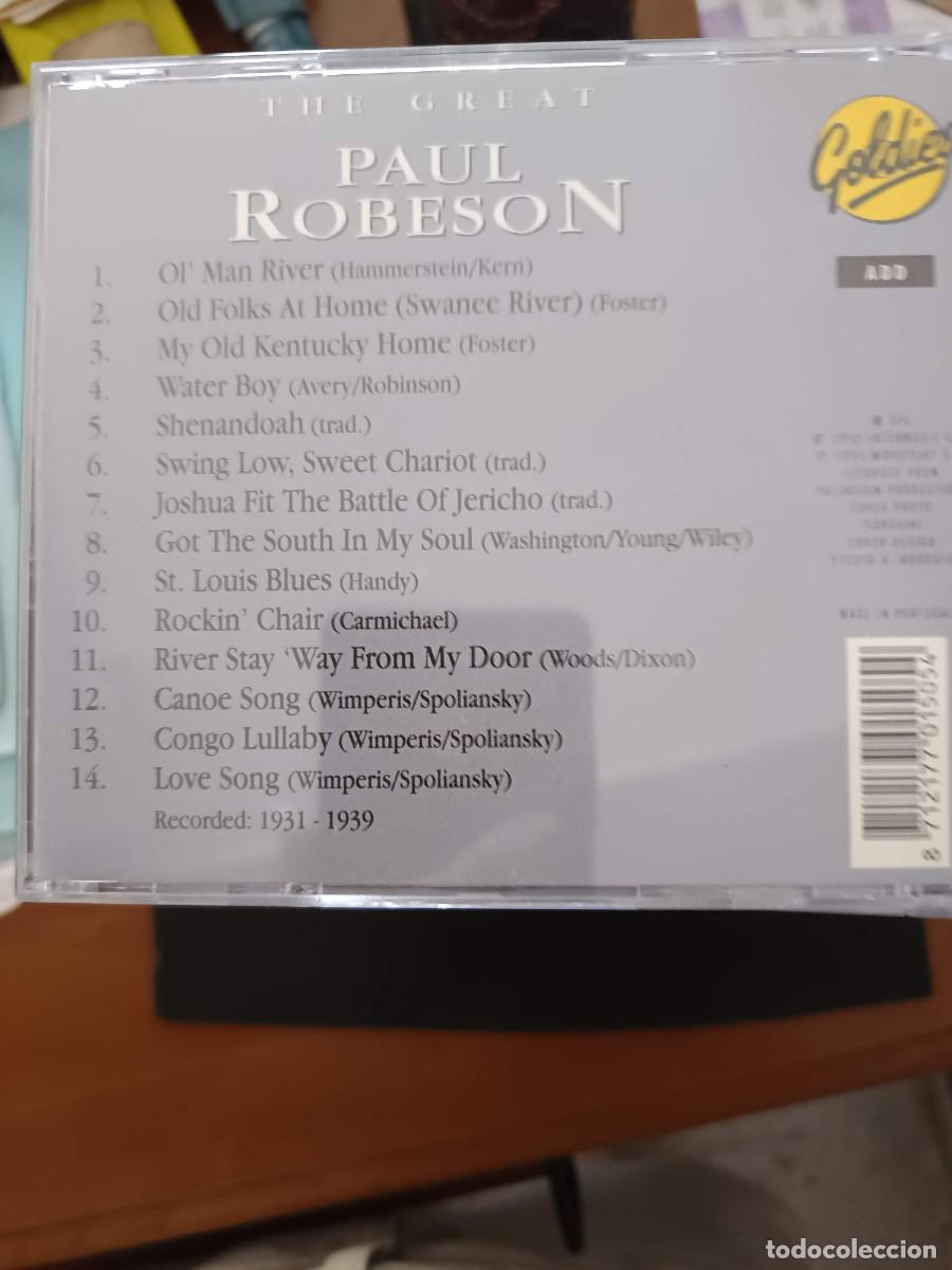 CDs de m&uacute;sica: THE GREAT PAUL ROBESON. - Foto 2