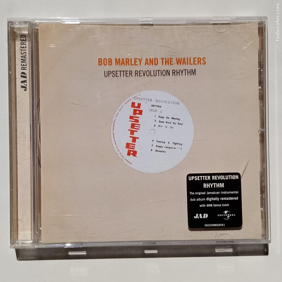 CDs de m&uacute;sica: Bob Marley & The Wailers-Upsetter Revolution Rhythm (CD Universal) produce Lee Perry. 1971 dub