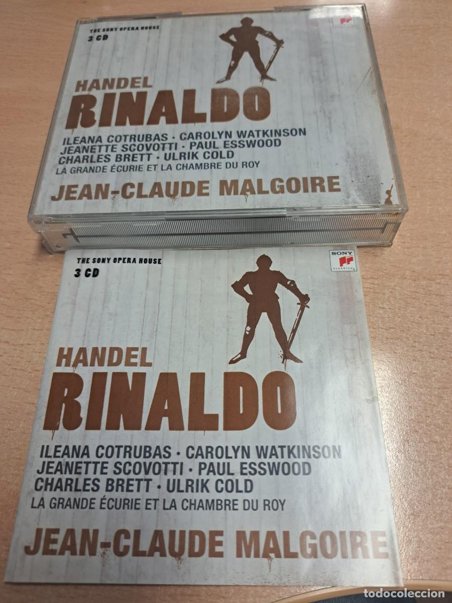 CDs de m&uacute;sica: HANDEL - 3 CD - RINALDO - OPERA - JEAN-CLAUDE MALGOIRE - ILEANA COTRUBAS - CON LIBRETO