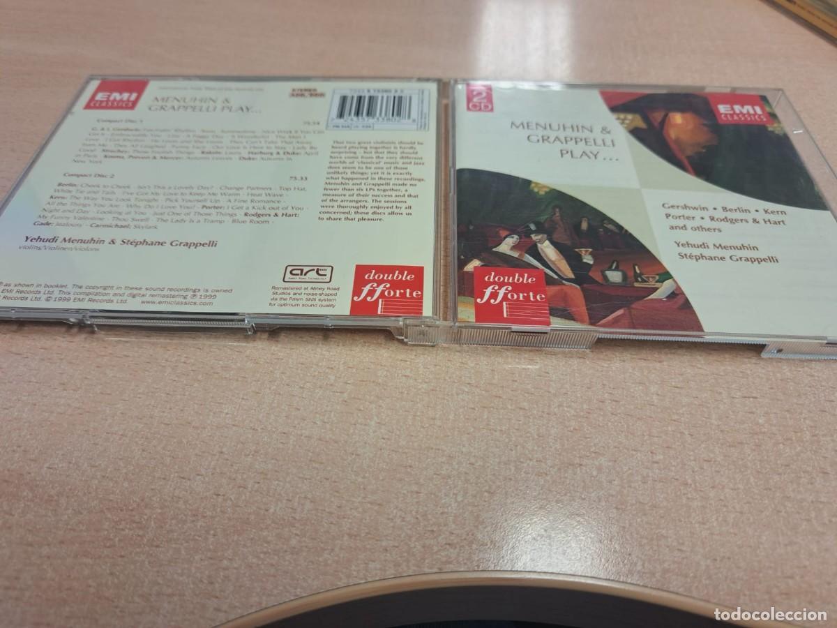 CDs de m&uacute;sica: MENUHIN & GRAPELLI - 2 CD - GERSHWIN - JERN - PORTER - RODGERS & HART - EMI CLASSICS