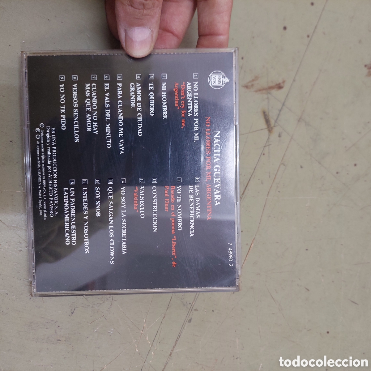 CDs de m&uacute;sica: CD Nacha Guevara 1987. - Foto 2