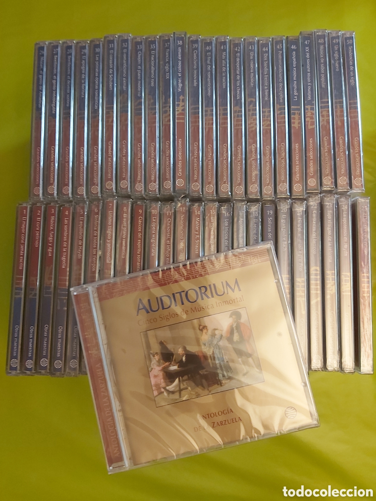 CDs de m&uacute;sica: 48 CDS AUDITORIUM CINCO SIGLOS DE M&Uacute;SICA INMORTAL PRECINTADOS