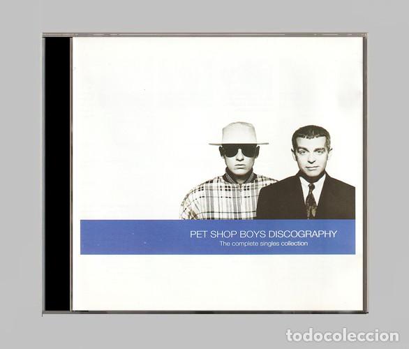 CDs de m&uacute;sica: G613 - PET SHOP BOYS DISCOGRAPHY. THE COMPLETE SINGLES COLLECTION. RECOPILATORIO. CD.