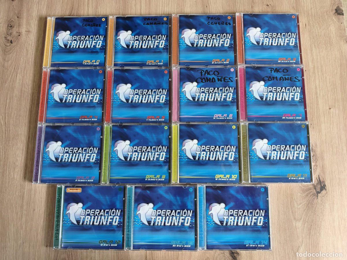CDs de m&uacute;sica: 15CD's Operaci&oacute;n Triunfo 2002-03 Galas 0 a 14