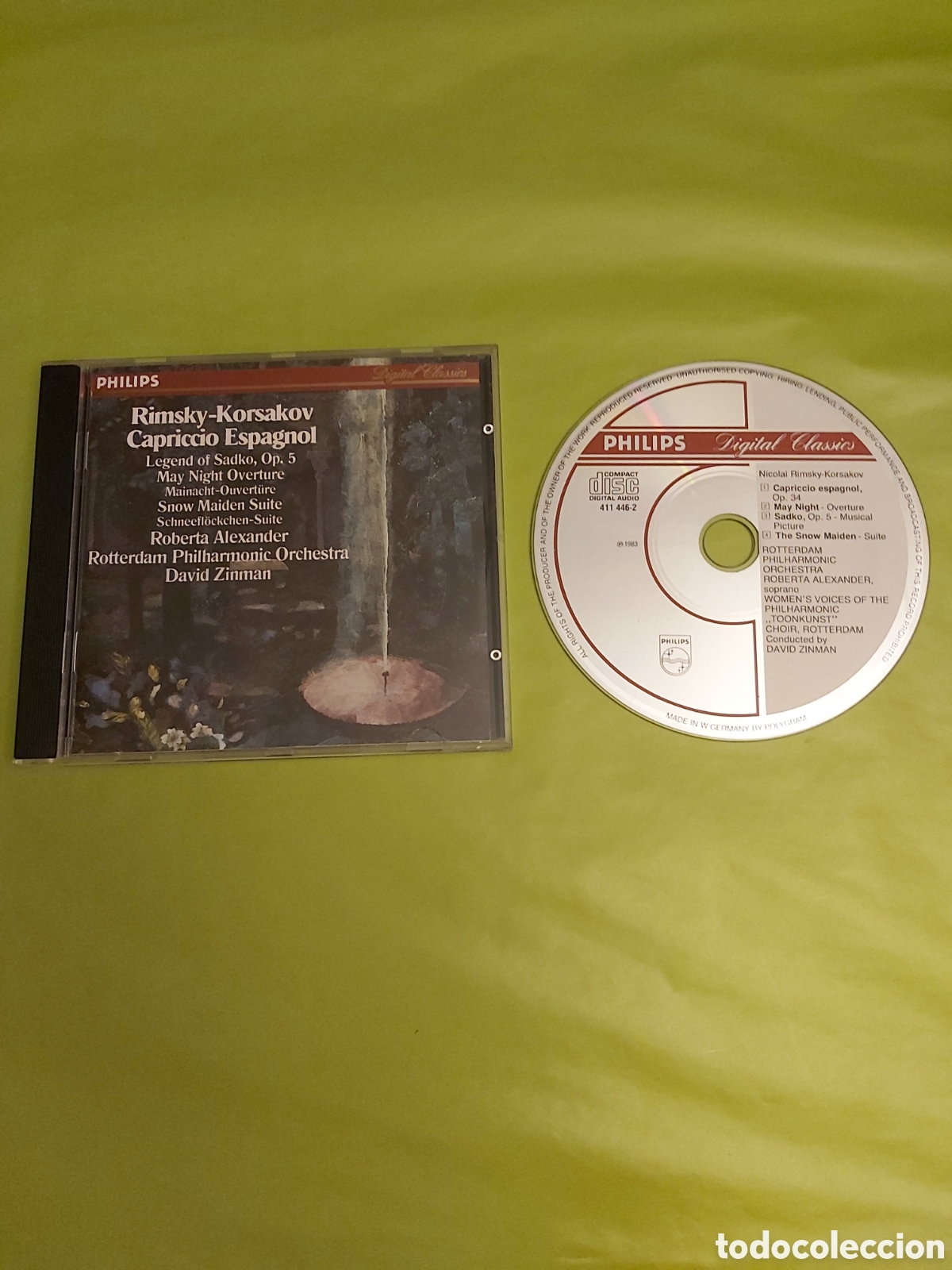 CDs de m&uacute;sica: CD RIMSKY KORSAKOV CAPRICCIO ESPAGNOL PHILIPS DIGITAL CLASSICS