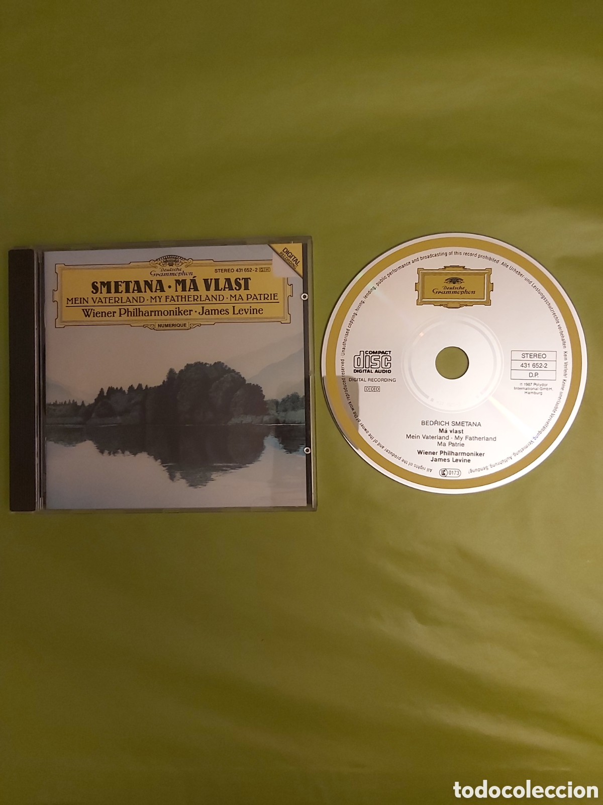 CDs de m&uacute;sica: CD SMETANA MA VLAST MEIN VATERLAND MY FATHERLAND MA PATRIE WIENER PHILHARMONIKER JAMES LEVINE