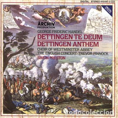 CDs de m&uacute;sica: Dettingen Te Deum; Dettingen Anthem- 0028941064721