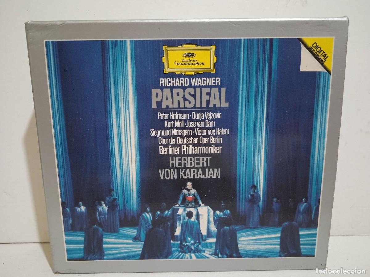 CDs de m&uacute;sica: Richard Wagner, Herbert Von Karajan - Parsifal - 4 x CD Deutsche Grammophon BOX