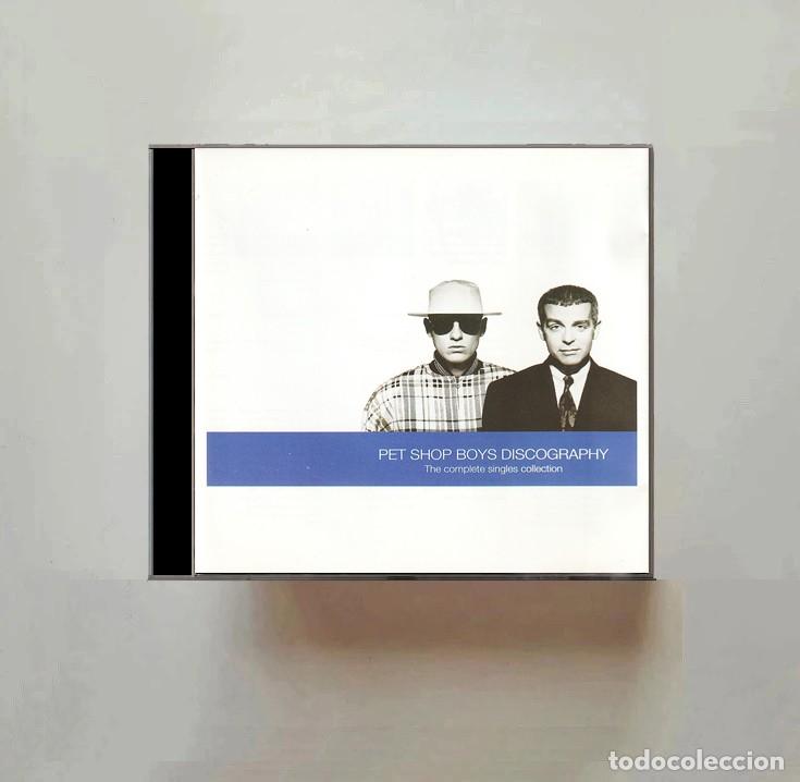 CDs de m&uacute;sica: PET SHOP BOYS DISCOGRAPHY. THE COMPLETE SINGLES COLLECTION. RECOPILATORIO. CD.