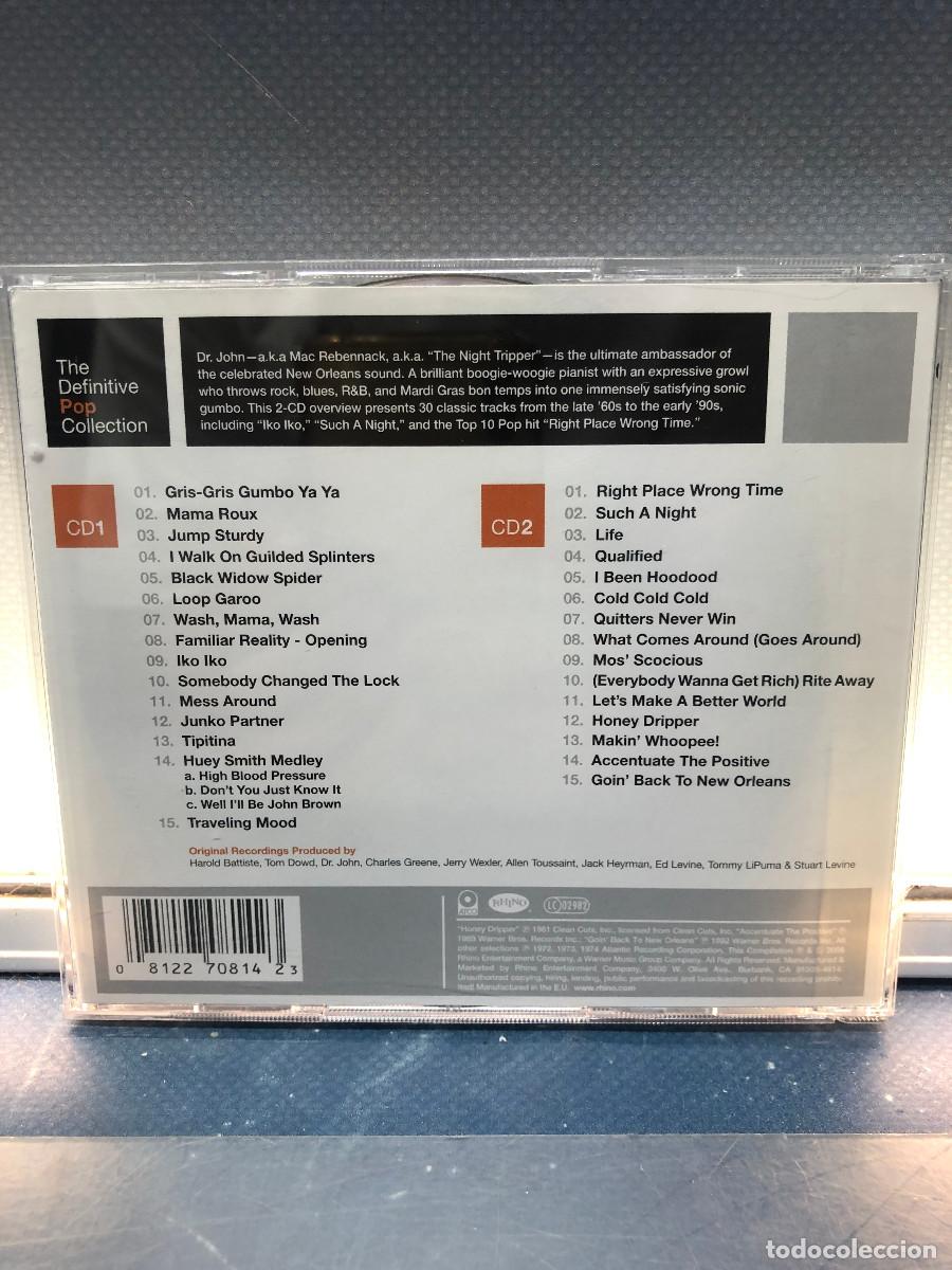 CDs de m&uacute;sica: Cd, Dr. John, The Definitive Pop Collection - Foto 2