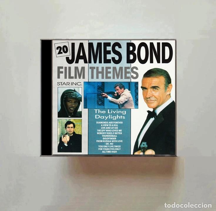 CDs de m&uacute;sica: JAMES BOND. 20 FILM THEMES. BANDAS SONORAS. CINE. RECOPILATORIO. CD.