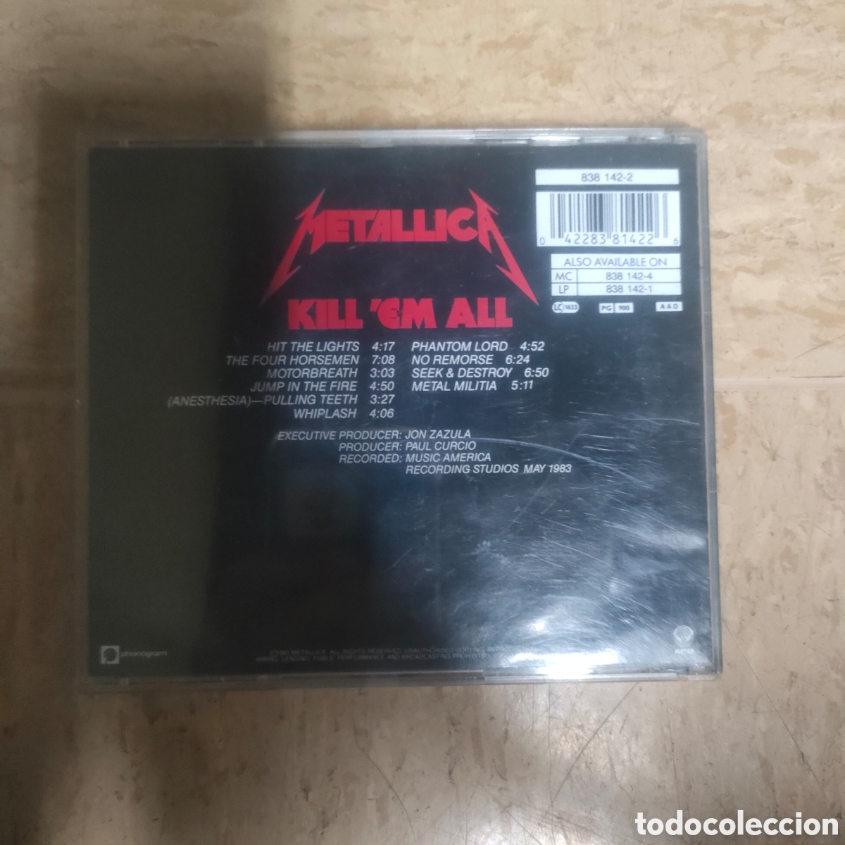 CDs de m&uacute;sica: Metallica Kill Em All - Foto 2