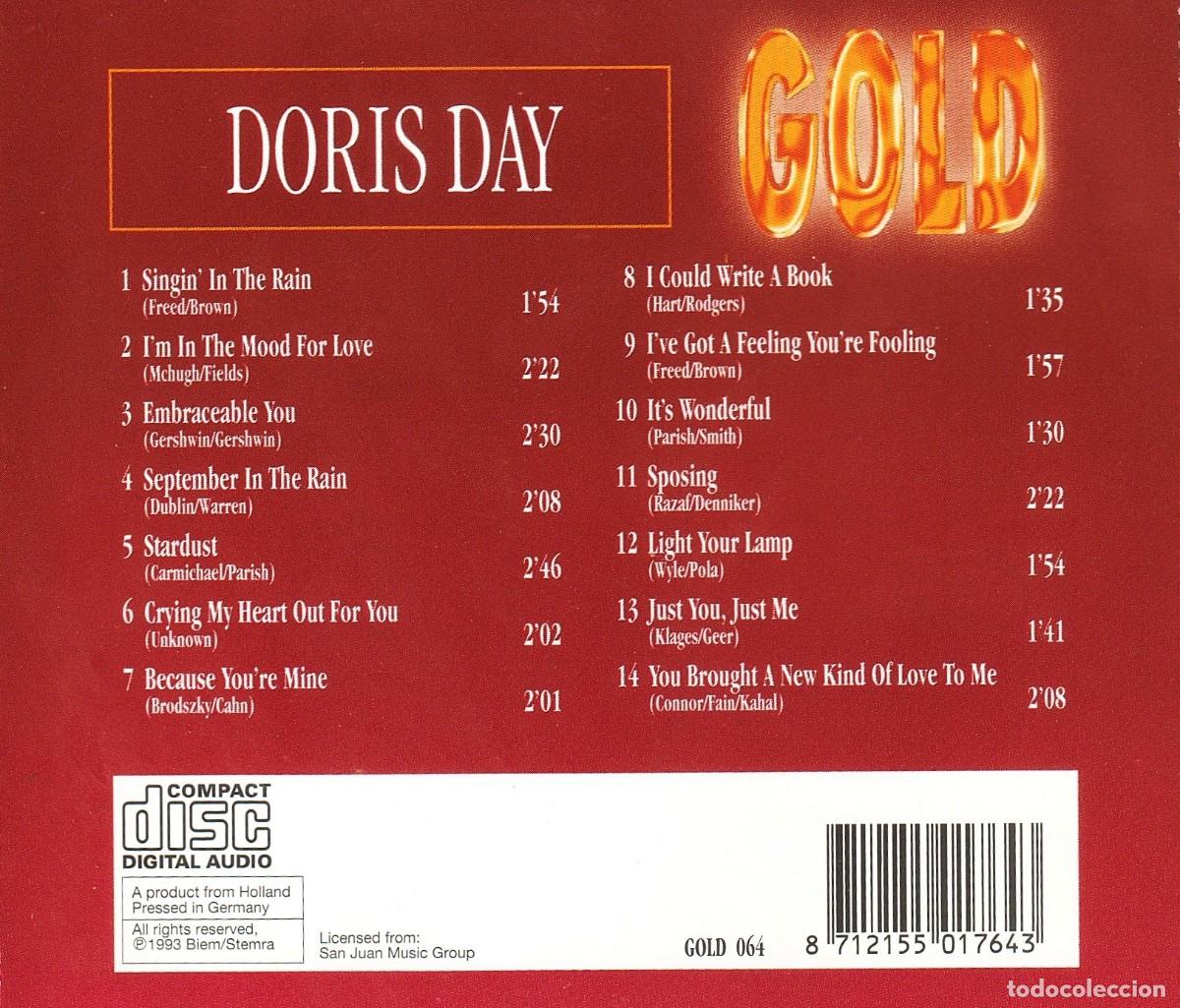 CDs de m&uacute;sica: DORIS DAY. GOLD. RECOPILATORIO. CD. - Foto 2