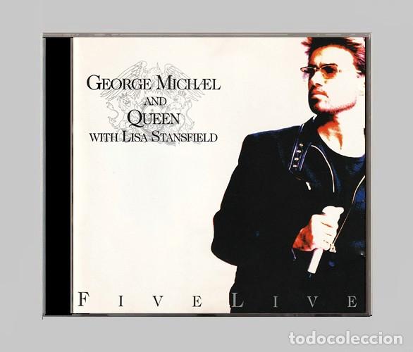 CDs de m&uacute;sica: G392 - GEORGE MICHAEL & QUEEN. WITH LISA STANSFIELD. FIVE LIVE. CD.