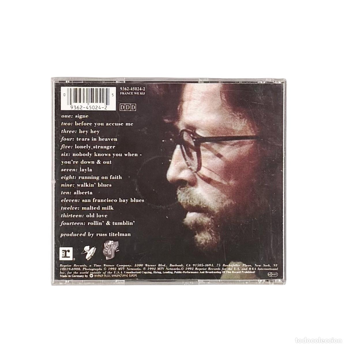 CDs de m&uacute;sica: CD. Eric Clapton. Unplugged (VG+/VG+) - Foto 2