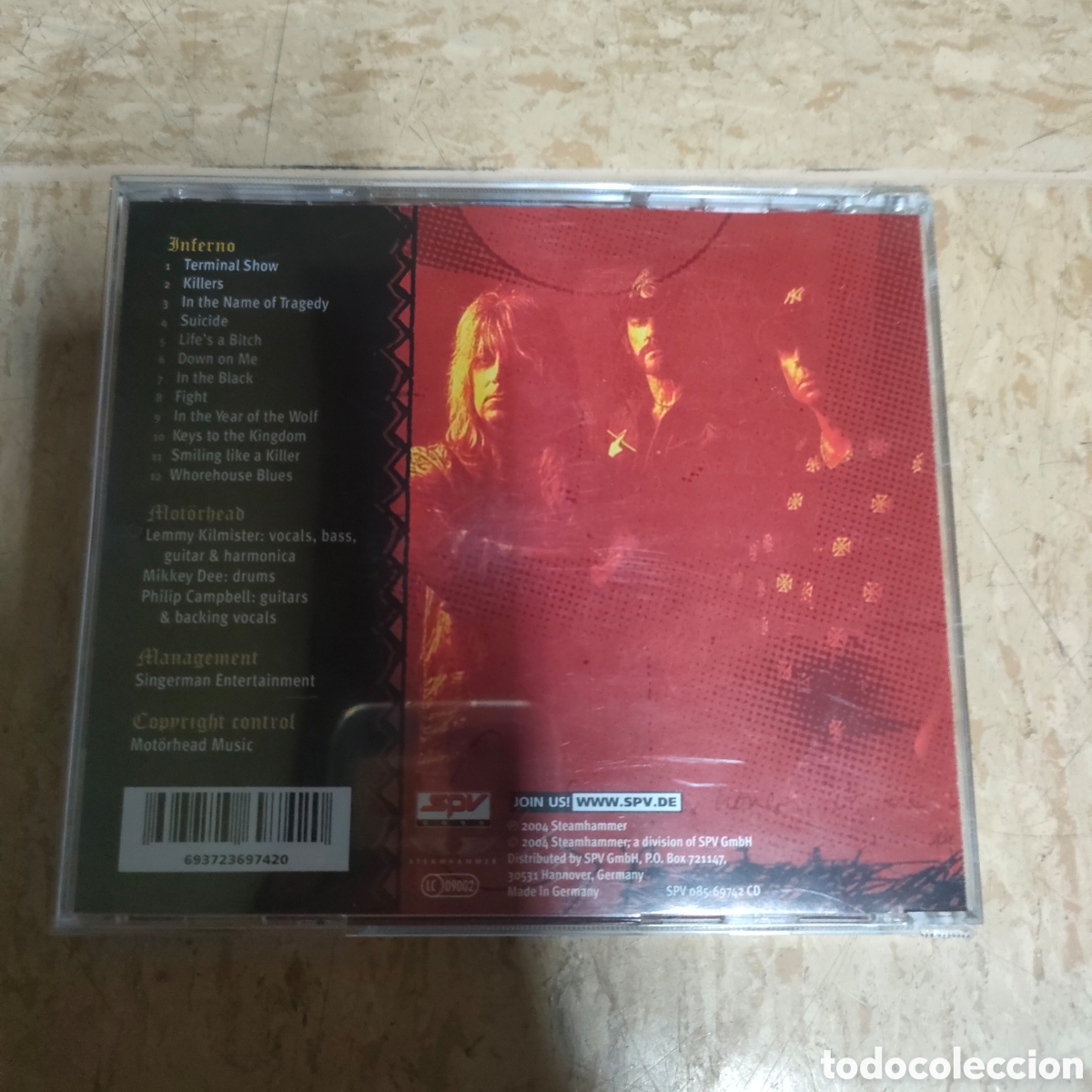 CDs de m&uacute;sica: Mot&ouml;rhead Inferno CD 2004 - Foto 2
