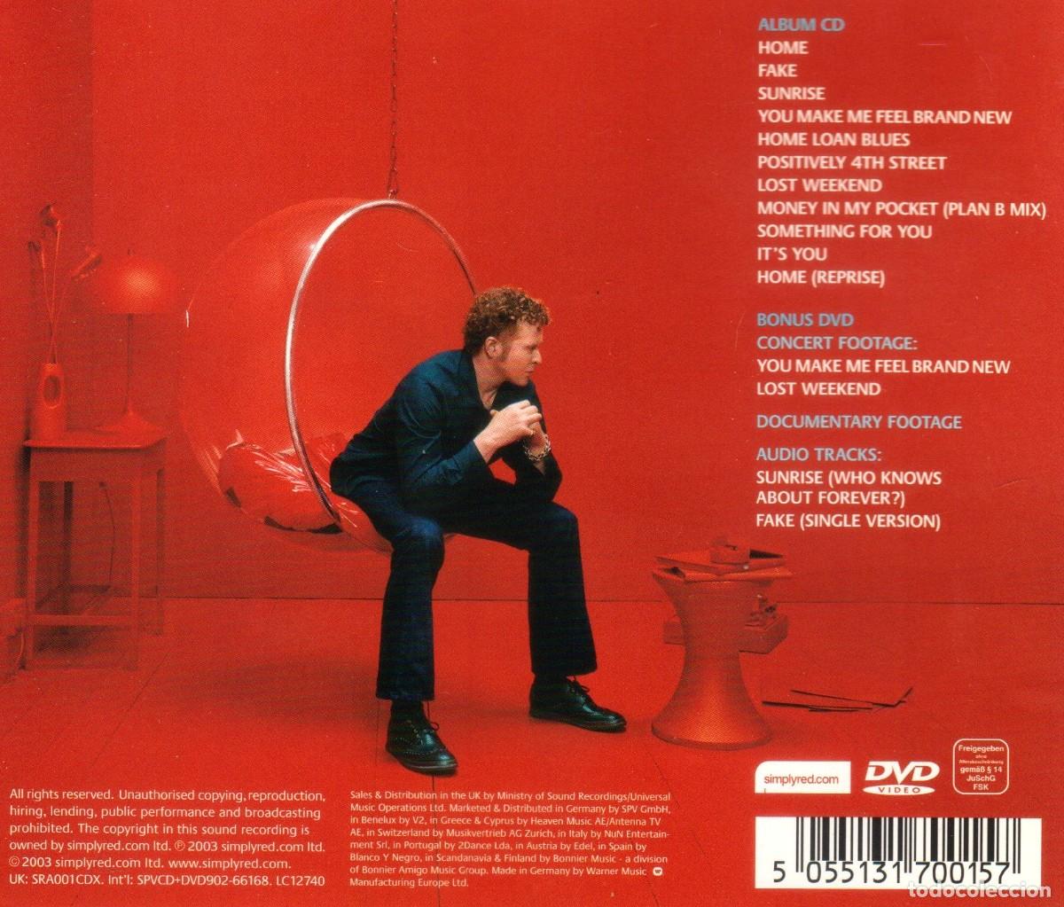 CDs de m&uacute;sica: [CD+DVD]. SIMPLY RED. HOME. - Foto 2
