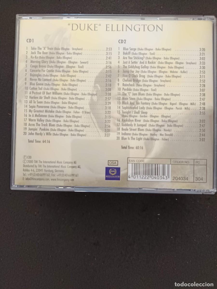 CDs de m&uacute;sica: 2 CD. &rdquo;DUKE&rdquo; ELLINGTON. MILLENIUM COLLECTION - Foto 2