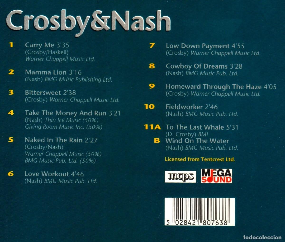 CDs de m&uacute;sica: CROSBY & NASH. AND MANY OTHERS. CD. - Foto 2