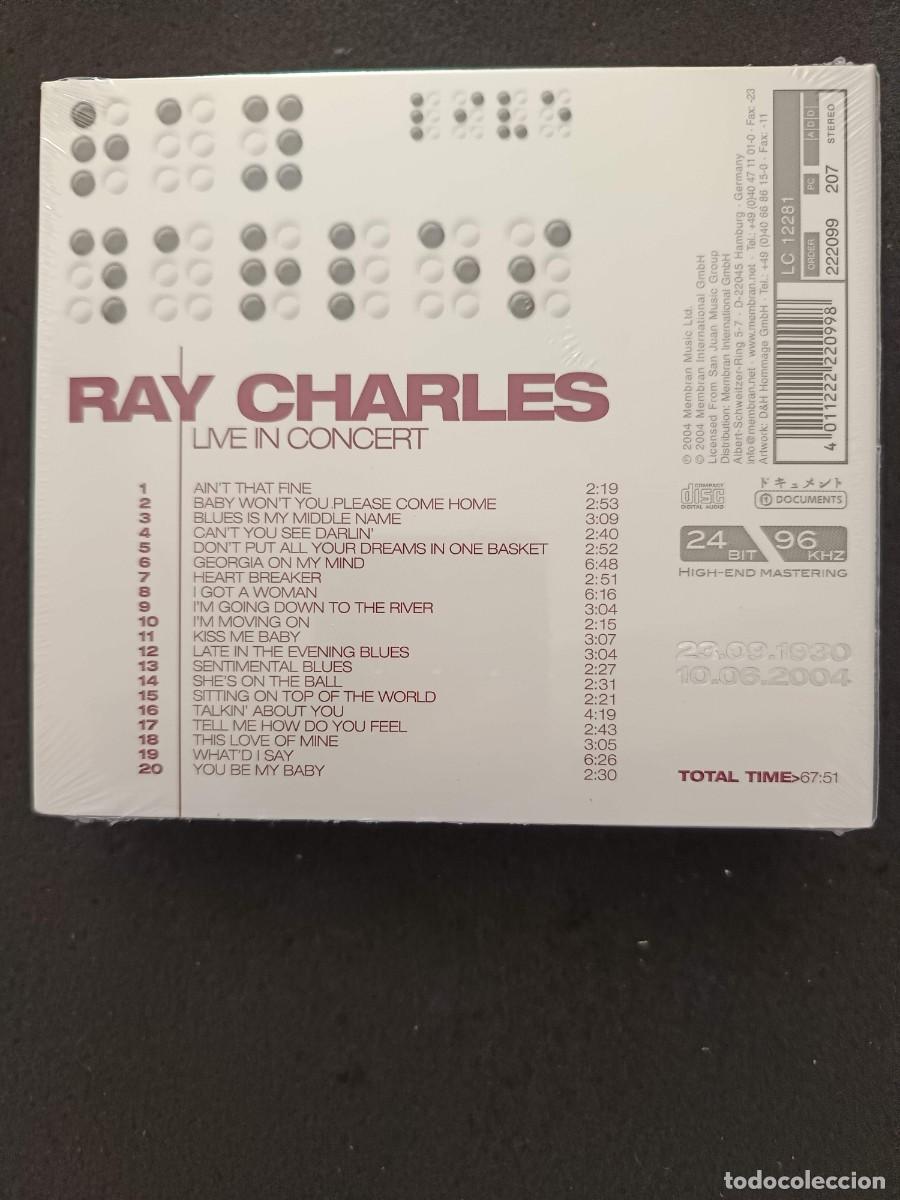 CDs de m&uacute;sica: RAY CHARLES LIVE IN CONCERT - Foto 2