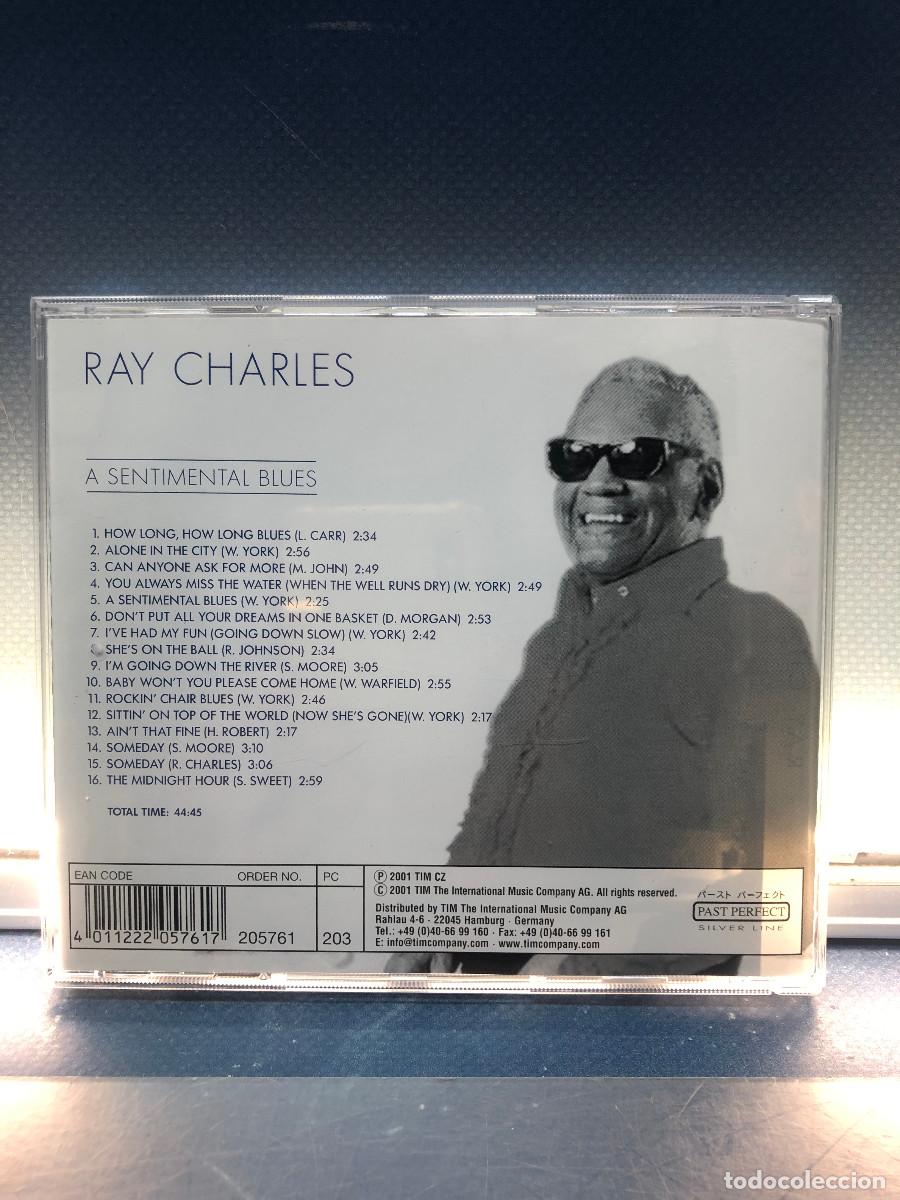 CDs de m&uacute;sica: Cd, Ray Charles, A Sentimental Blues - Foto 2