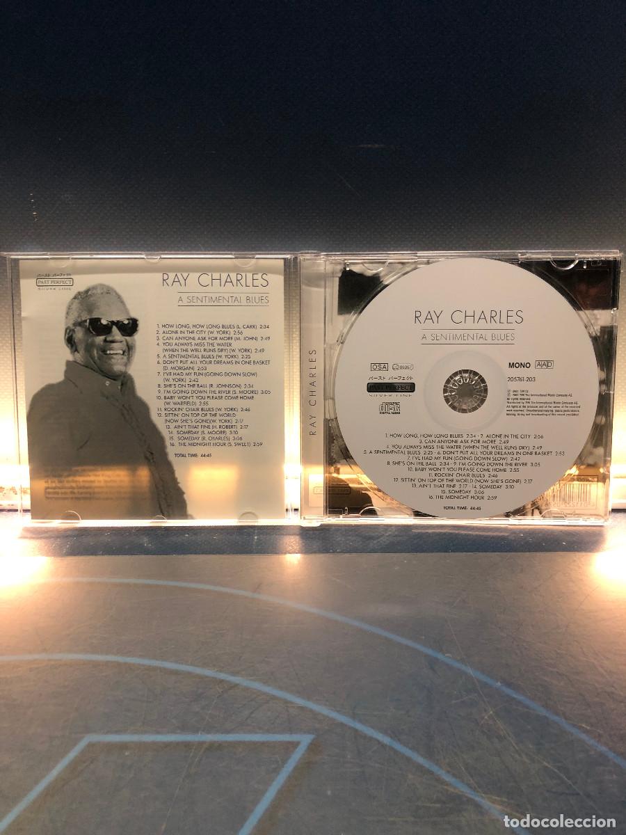 CDs de m&uacute;sica: Cd, Ray Charles, A Sentimental Blues - Foto 4