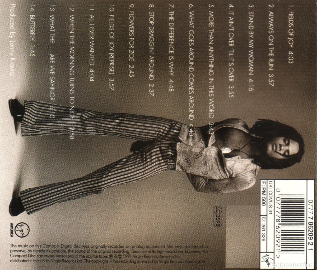 CDs de m&uacute;sica: LENNY KRAVITZ. MAMA SAID. CD. - Foto 3