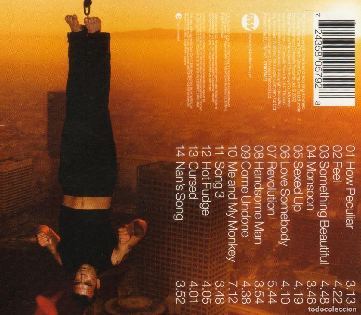 CDs de m&uacute;sica: ROBBIE WILLIAMS. ESCAPOLOGY. CD. - Foto 3