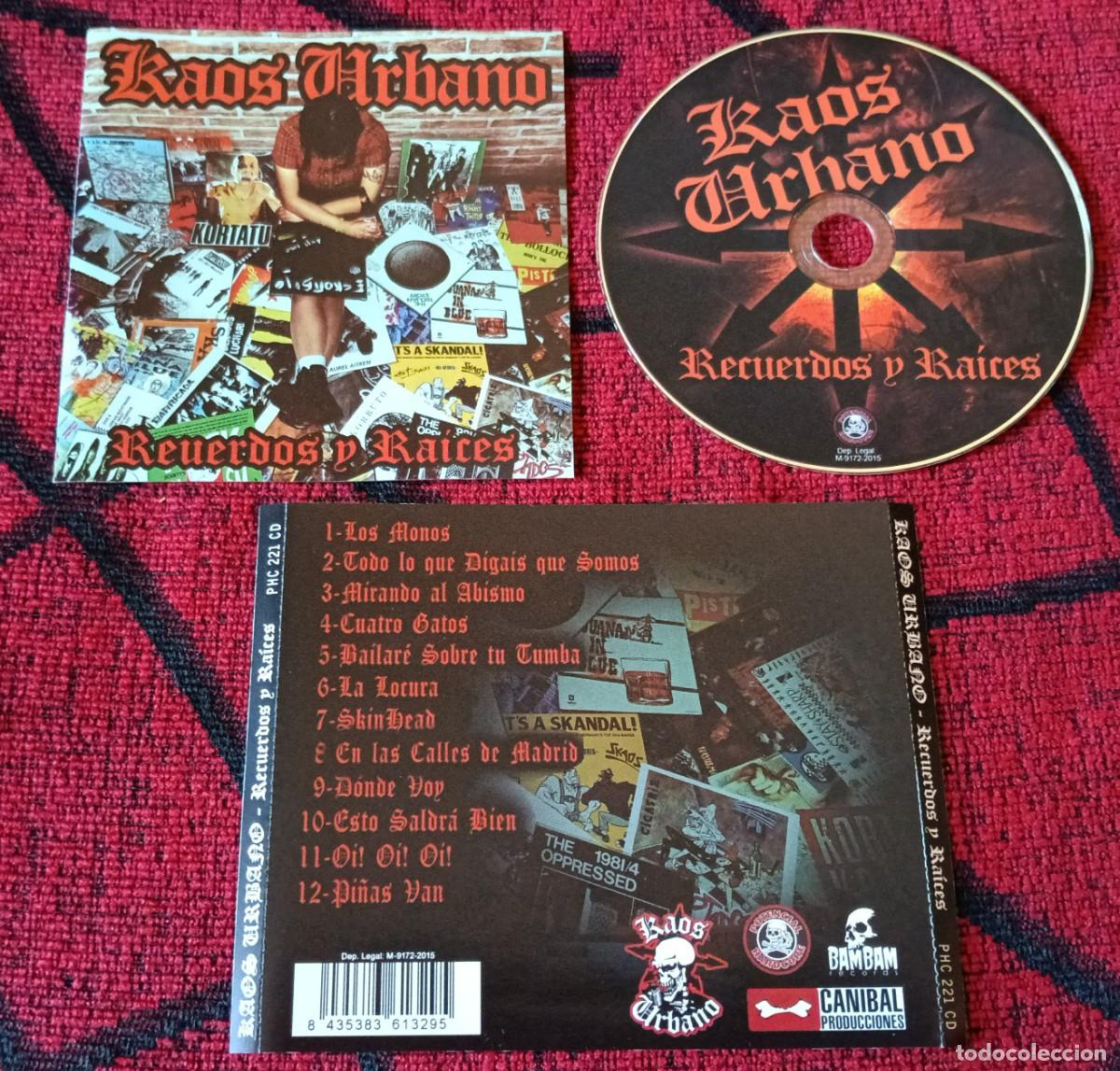 CDs de m&uacute;sica: KAOS URBANO ** Recuerdos Y Ra&iacute;ces ** CD 2015