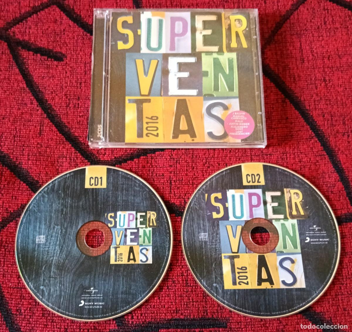 CDs de m&uacute;sica: SUPERVENTAS 2016 DOBLE CD JUSTIN BIEBER The Vamps ALEJANDRO SANZ Sebastian Yatra OMI Dasoul