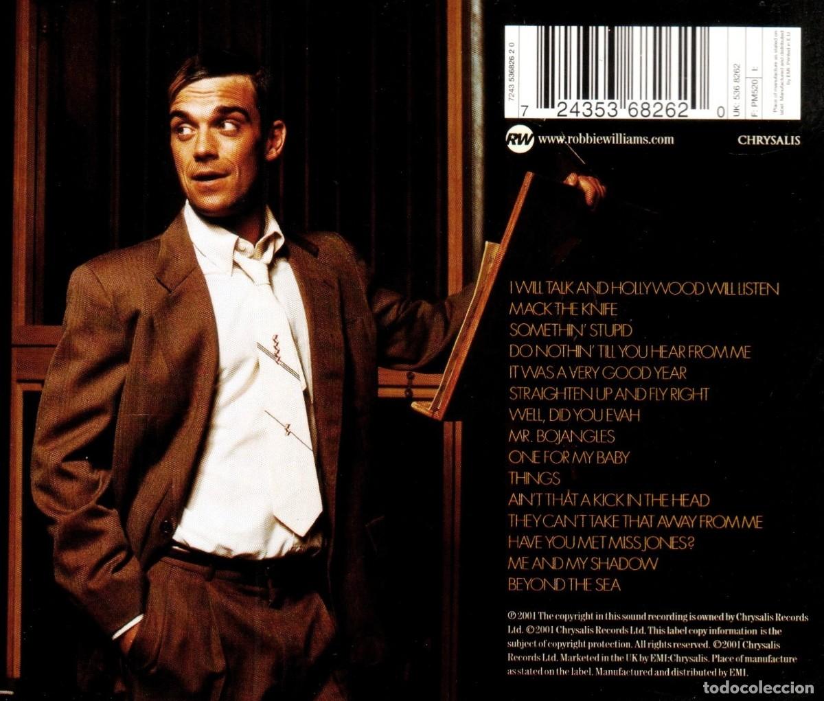 CDs de m&uacute;sica: ROBBIE WILLIAMS. SWING WHEN YOURE WINNING. CD. - Foto 2