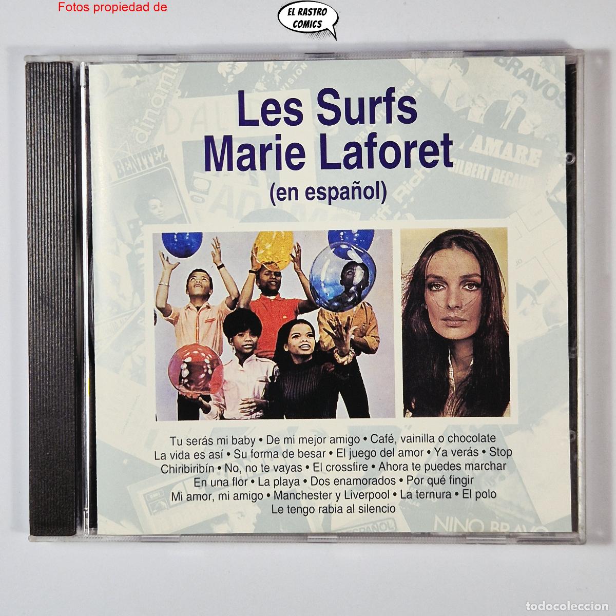 CDs de m&uacute;sica: Les Surfs, Marie Laforet (en espa&ntilde;ol), La M&uacute;sica de tu Vida, Planeta Agostini 1993, excelente estado