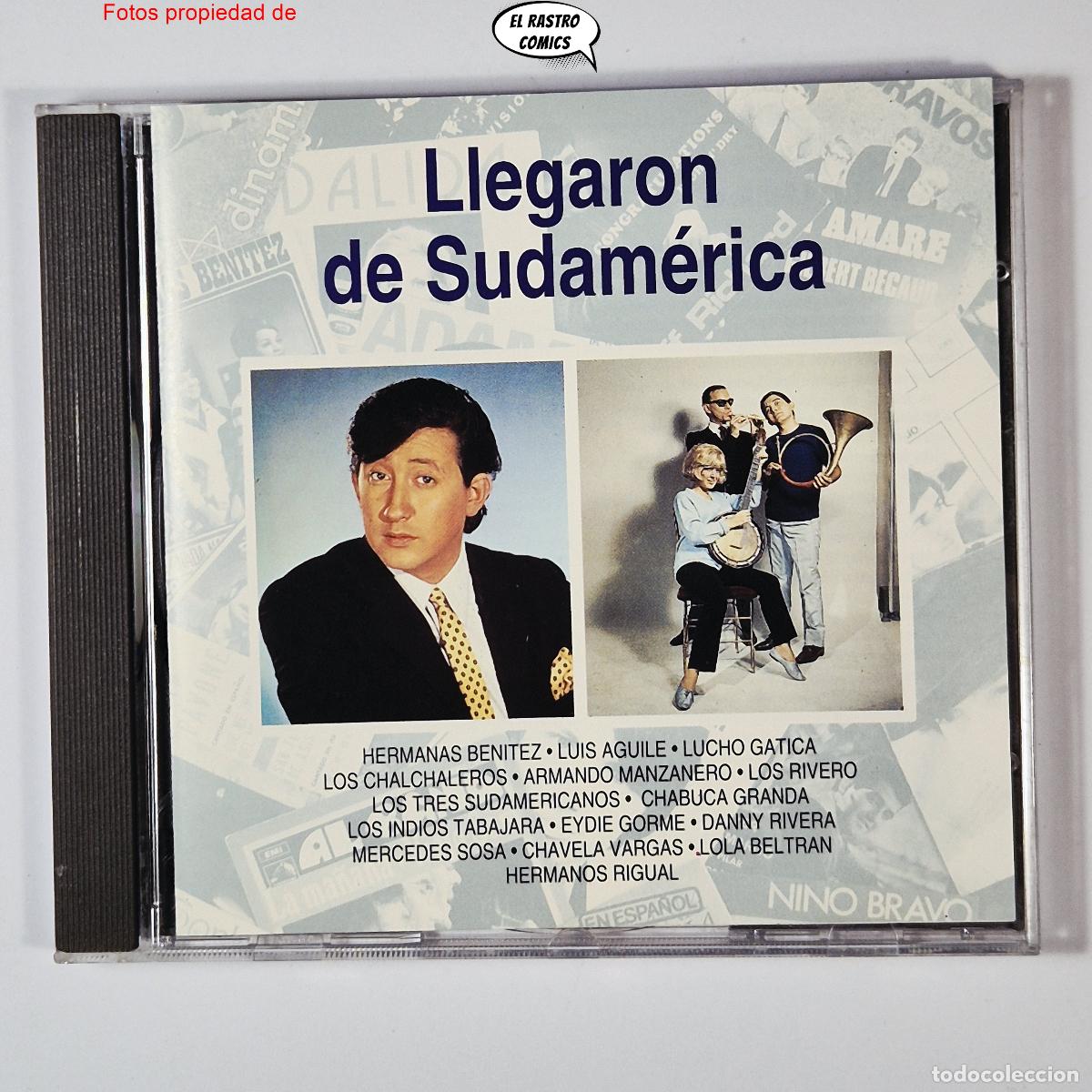 CDs de m&uacute;sica: Llegaron de Sudam&eacute;rica, La M&uacute;sica de tu Vida, 18 temas, Planeta Agostini 1992, excelente estado