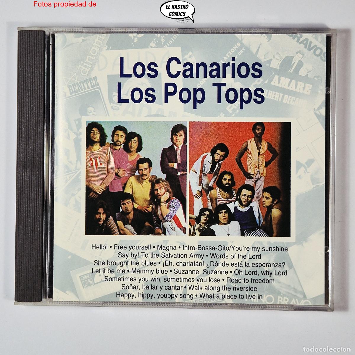 CDs de m&uacute;sica: Los Canarios, Los Pop Tops, La M&uacute;sica de tu Vida, 17 temas, Planeta Agostini 1993, excelente estado