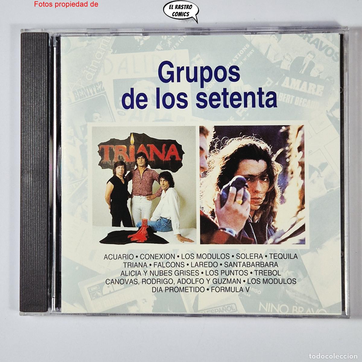 CDs de m&uacute;sica: Grupos de los Setenta, La M&uacute;sica de tu Vida, 18 temas, Planeta Agostini 1993, excelente estado (70)